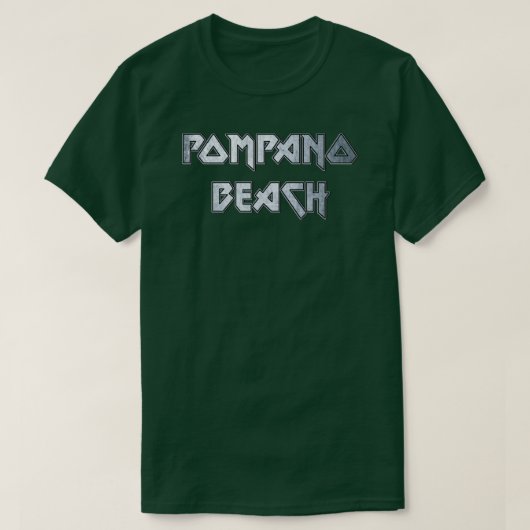Pompano Beach FL T-shirt (Design voorkant)