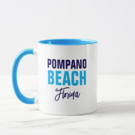 Pompano Beach Florida Coffee Mug Mok