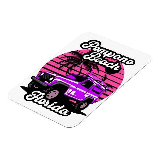  Pompano Beach Florida Magneet (Linkerzijde)