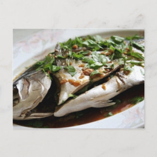 Pompano met Dill Sauce Recipe Briefkaart