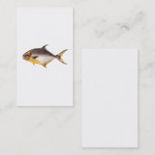 Pompano-vis - Spaarvisserij Sjabloon blanco Visitekaartje (Voorkant / Achterkant)