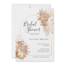 Pompas Grass Arched Lijst Baby shower