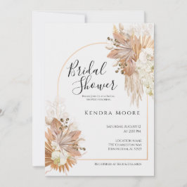 Pompas Grass Arched Lijst Baby shower