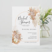 Pompas Grass Arched Lijst Baby shower (Staand voorkant)