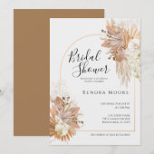 Pompas Grass Arched Lijst Baby shower (Voorkant / Achterkant)