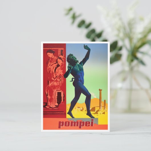 Pompei Italië Briefkaart (Staand voorkant)
