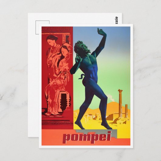 Pompei Italië Briefkaart (Voorkant / Achterkant)