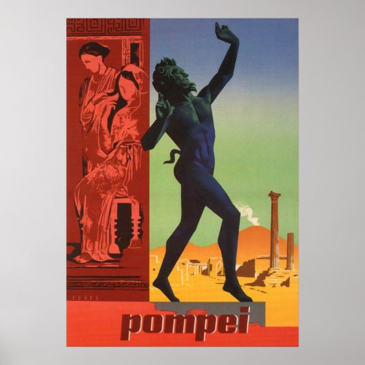 Pompei, Italië Poster voor reizen (Voorkant)