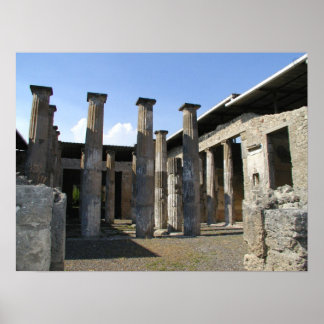 Pompei Pgereserveerde Poster