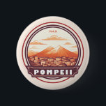 Pompeï ruïnes Italië Travel Art Badge Ronde Button 5,7 Cm<br><div class="desc">Pompeï vectorillustratie. Ooit een bloeiende en verfijnde Romeinse stad,  werd Pompeii begraven onder meters as en puimsteen na de catastrofale uitbarsting van de Vesuvius in 79 na Christus.</div>