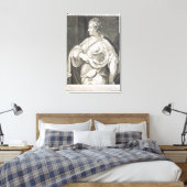 Pompeia (d. AD 122) echtgenote van Julius Caesar ( Canvas Afdruk (Insitu (Slaapkamer))