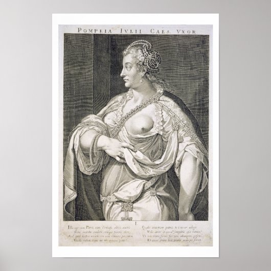 Pompeia (d. AD 122) echtgenote van Julius Caesar ( Poster (Voorkant)