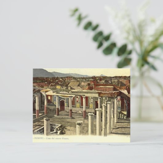Pompeii, Algemeen uitzicht van de stad Briefkaart (Staand voorkant)