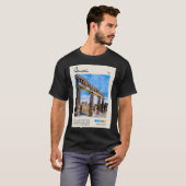 Pompeii  Aquarel Reizen T-shirt (Voorkant volledig)