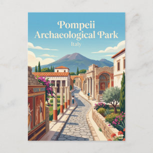 Pompeii Archeologisch Park Italië Briefkaart