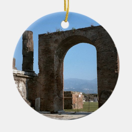 Pompeii, archeologische vindplaats keramisch ornament (Voorkant)