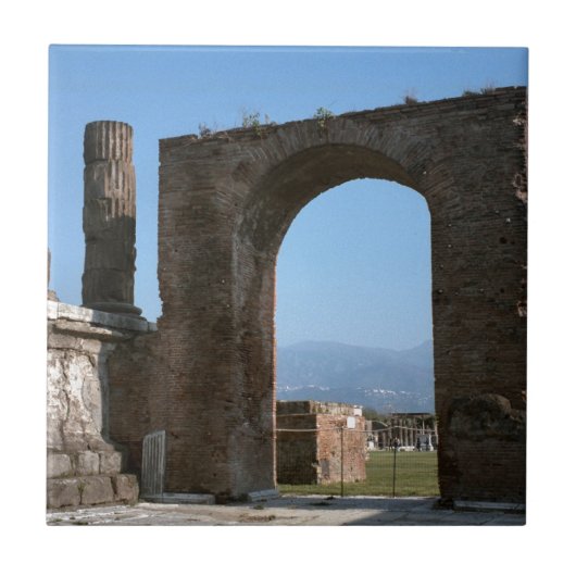 Pompeii, archeologische vindplaats tegeltje (Voorkant)