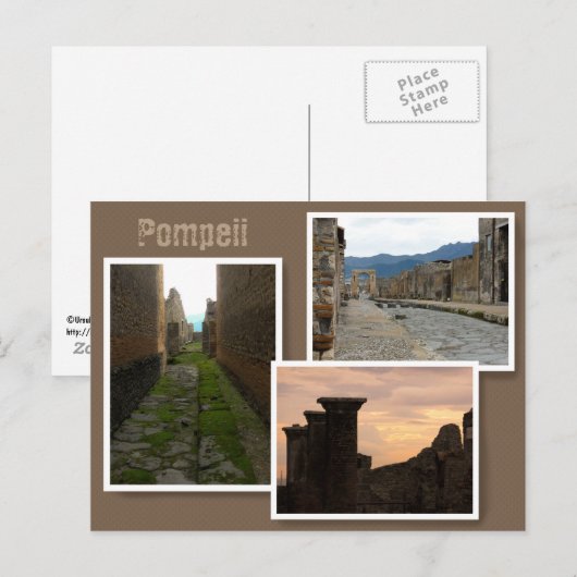 Pompeii Briefkaart (Voorkant / Achterkant)