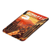 Pompeii Campania Italië Reizen Kunst Vintage Magneet (Linkerzijde)