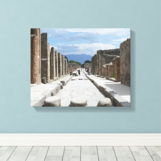 Pompeii Canvas Afdruk (Insitu (Houten vloer))