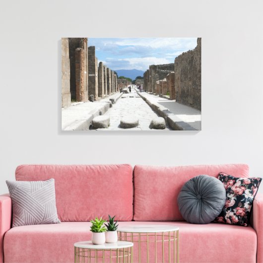 Pompeii Canvas Afdruk (Insitu (Woonkamer))