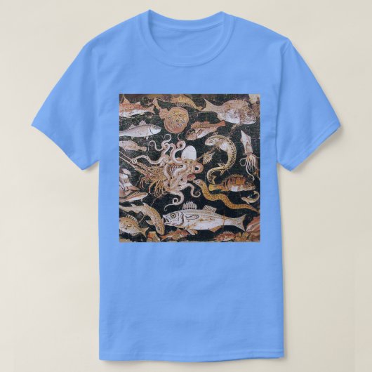 POMPEII COLLECTIE ANTIEK OCEAN T-SHIRT (Design voorkant)
