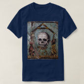 POMPEII COLLECTIE MEMENTO MORI SKULL BUTTERFLES EN T-SHIRT (Design voorkant)