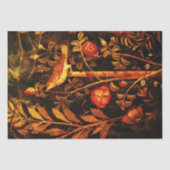 POMPEII COLLECTIE NIGHTINGALE MET ROZEN, rood Tissuepapier (Voorkant)