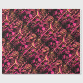 POMPEII COLLECTIE NIGHTINGALE MET ROZEN Roze Cadeaupapier (Vlak)