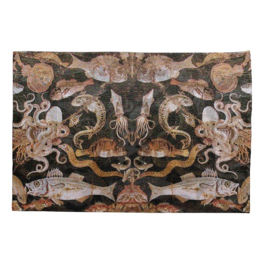 POMPEII-COLLECTIE/OCEAAN - LIFE-SCENE VOOR ZEEEN N KUSSENSLOOP (Achterkant-Links)