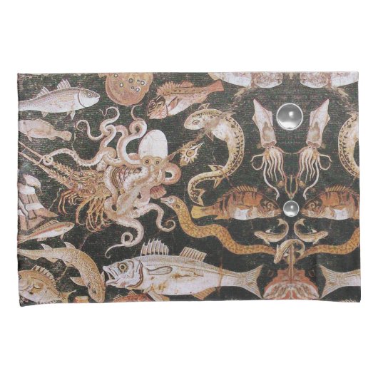 POMPEII-COLLECTIE/OCEAAN - LIFE-SCENE VOOR ZEEEN N KUSSENSLOOP (Voorkant-Rechts)