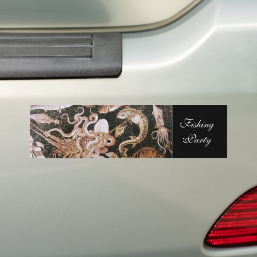 POMPEII COLLECTIE / OCEAAN - ZEE LEVEN SCÈNE BUMPERSTICKER (Op auto)
