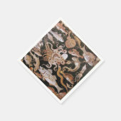 POMPEII-COLLECTIE / OCEAN - LEVENSCENE VAN ZEE $37 SERVETTEN (Hoek)