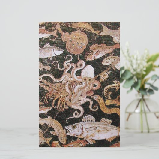 POMPEII-COLLECTIE / OCEAN - LIFE-SCENE VOOR ZEEEN BRIEFPAPIER (Staand voorkant)