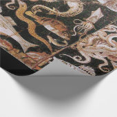 POMPEII-COLLECTIE / OCEAN - LIFE-SCENE VOOR ZEEEN CADEAUPAPIER (Hoek)