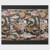 POMPEII-COLLECTIE / OCEAN - LIFE-SCENE VOOR ZEEEN CADEAUPAPIER (Vlak)