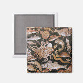 POMPEII-COLLECTIE / OCEAN - LIFE-SCENE VOOR ZEEEN MAGNEET (Voorkant / Achterkant)