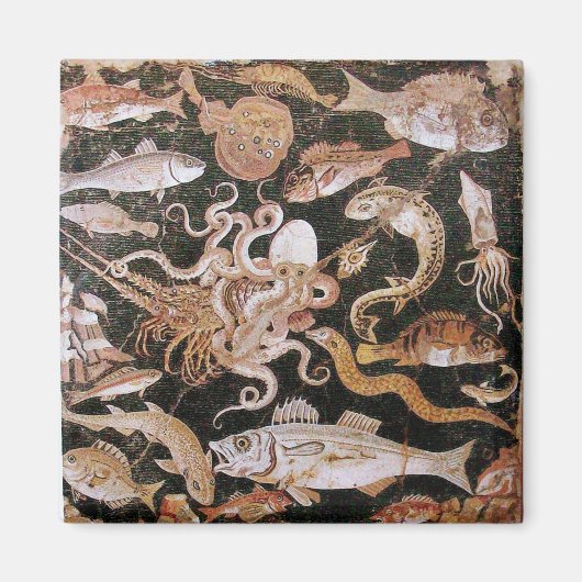 POMPEII-COLLECTIE / OCEAN - LIFE-SCENE VOOR ZEEEN MAGNEET (Voorkant)