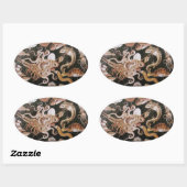 POMPEII-COLLECTIE / OCEAN - LIFE-SCENE VOOR ZEEEN OVALE STICKER (Vel)