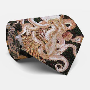 POMPEII-COLLECTIE / OCEAN - LIFE-SCENE VOOR ZEEEN STROPDAS