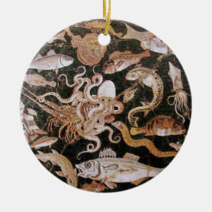 POMPEII-COLLECTIE / OCEAN - LIFE-SCENE ZEE KERAMISCH ORNAMENT
