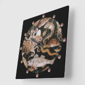 POMPEII-COLLECTIE / OCEAN - LIFE-SCENE ZEE VIERKANTE KLOK (Hoek)