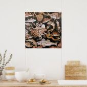 POMPEII COLLECTIE / OCEAN - ZEE LEVEN SCÈNE POSTER (Keuken)