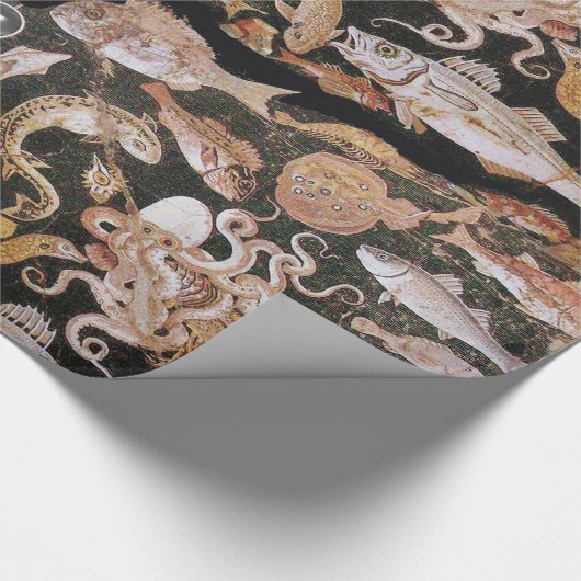 POMPEII-COLLECTIE/OCEAN-ZEE LIFE-SCENE Nauwe Cadeaupapier (Hoek)