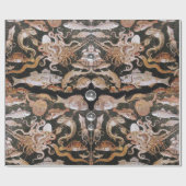 POMPEII-COLLECTIE/OCEAN-ZEE LIFE-SCENE Nauwe Cadeaupapier (Vlak)