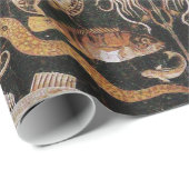 POMPEII-COLLECTIE/OCEAN-ZEE LIFE-SCENE Nauwe Cadeaupapier (Rol Hoek)