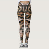 POMPEII-COLLECTIE, OCEAN - ZEE LIFE-SCENE Nauwe Leggings (Voorkant)