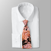 POMPEII-COLLECTIE / OCEAN - ZEE LIFE-SCENE Red Stropdas (Gebonden)