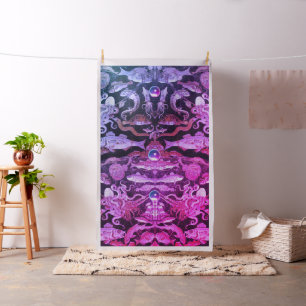POMPEII COLLECTIE ZEE LIFE Nautisch Roze Blauw Stof