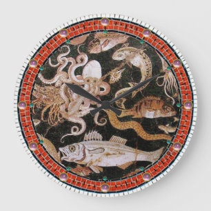 POMPEII COLLECTION / OCEAN - SEA LIFE SCENE GROTE KLOK